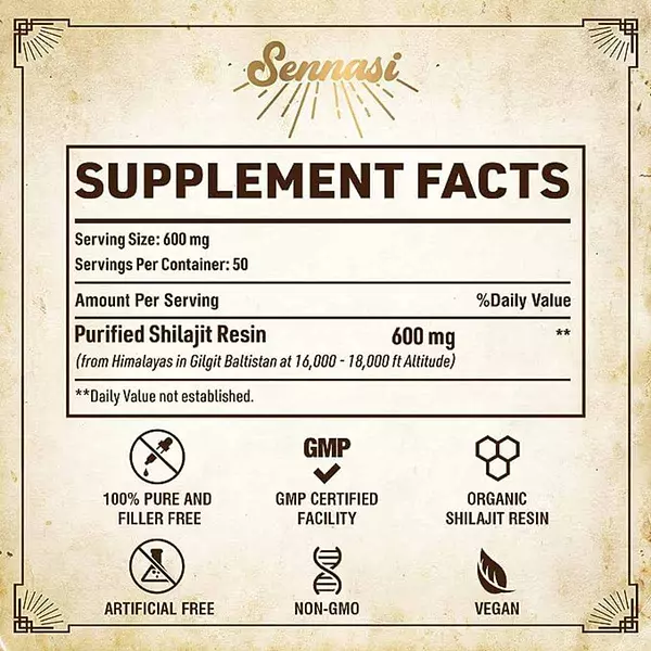 Salud y Equipamiento Médico - Shilajit 30 Gramos Sennasi 2