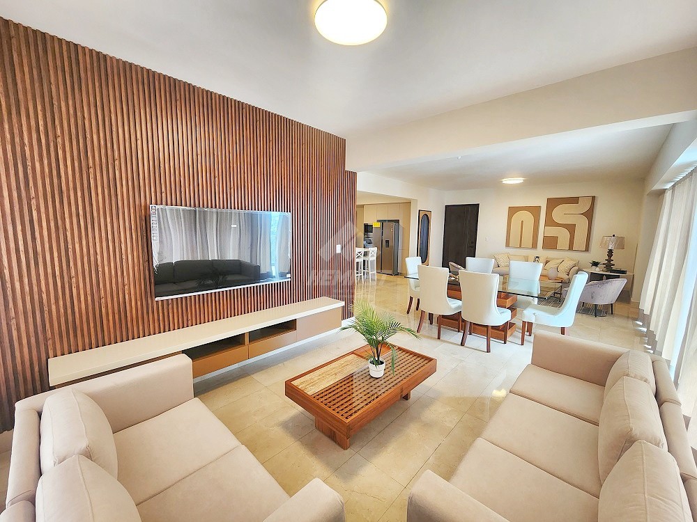 apartamentos - NUEVO AMUEBLADO ASCENSOR Y GIMNASIO LA ESMERALDA SANTIAGO  6