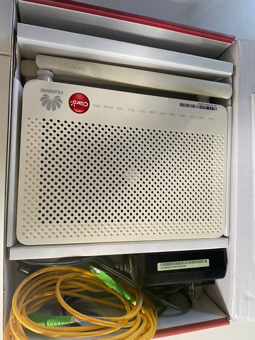 otros electronicos - ROUTER FIBRA OPTICA HUAWEI