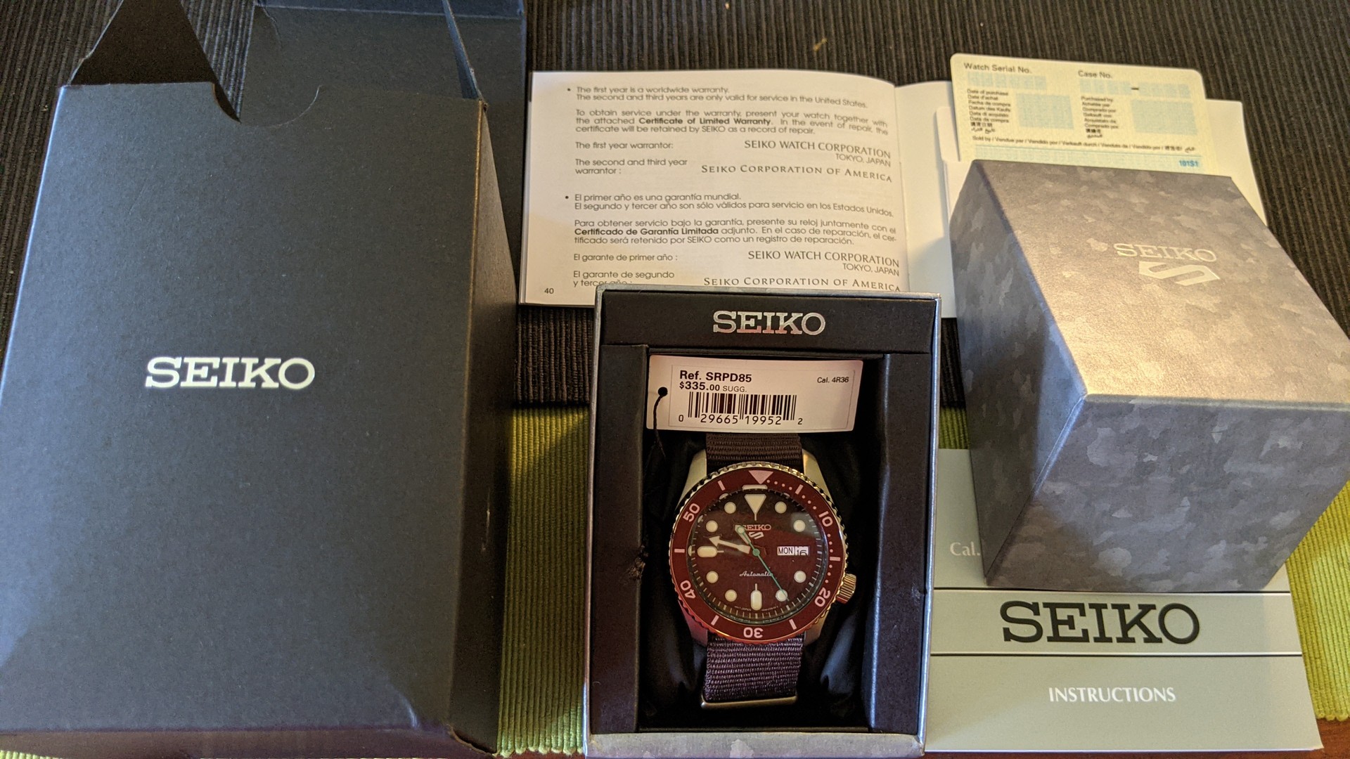 joyas, relojes y accesorios - SEIKO SRPD85 0