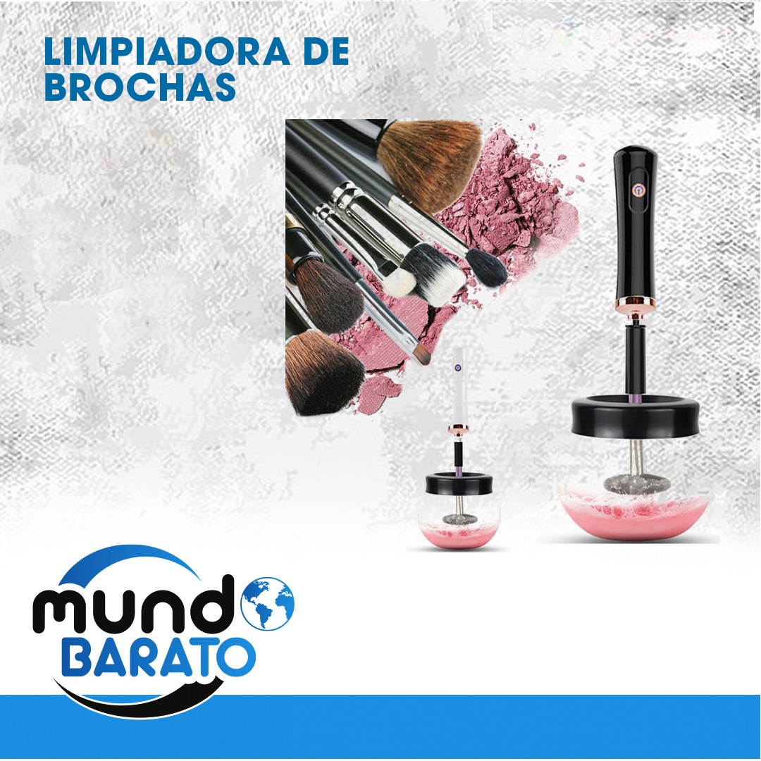 salud y belleza - LIMPIADOR DE BROCHAS DE MAQUILLAJE ELÉCTRICO. 0