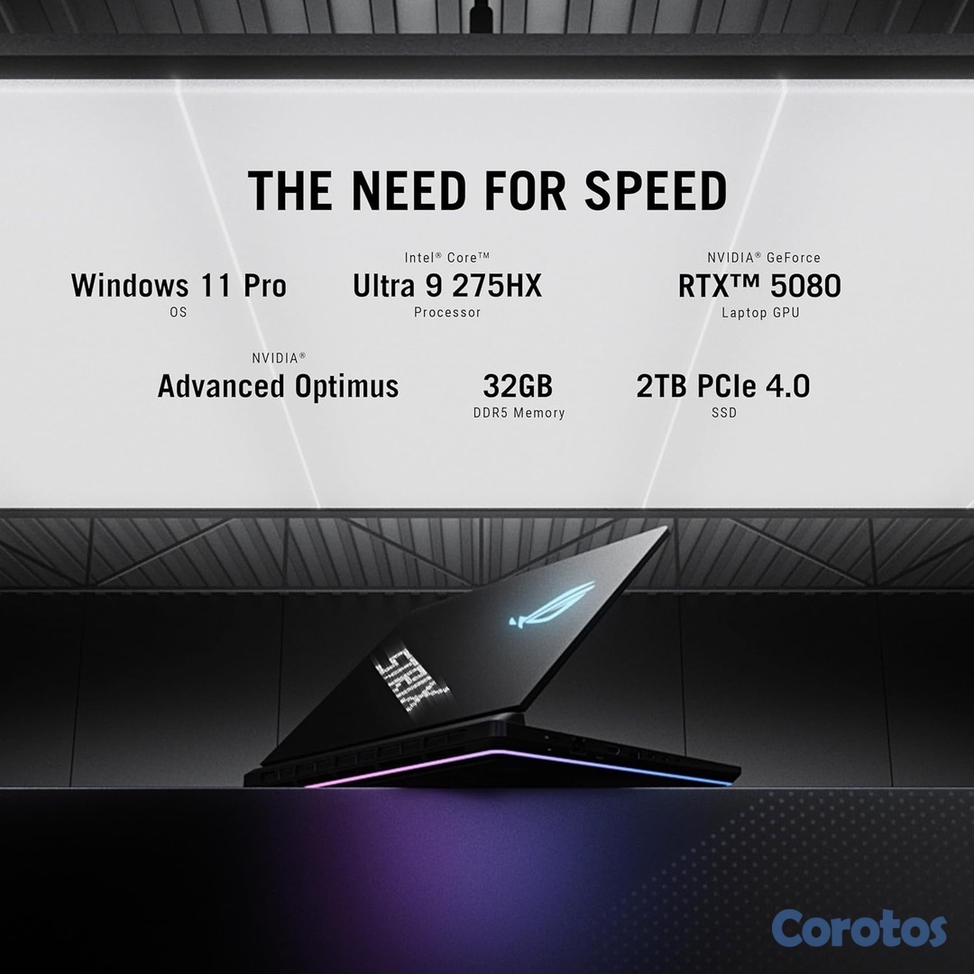 computadoras y laptops - ROG STRIX SCAR 16 32GB RAM 2TB RTX 5080 Ultra 9  8