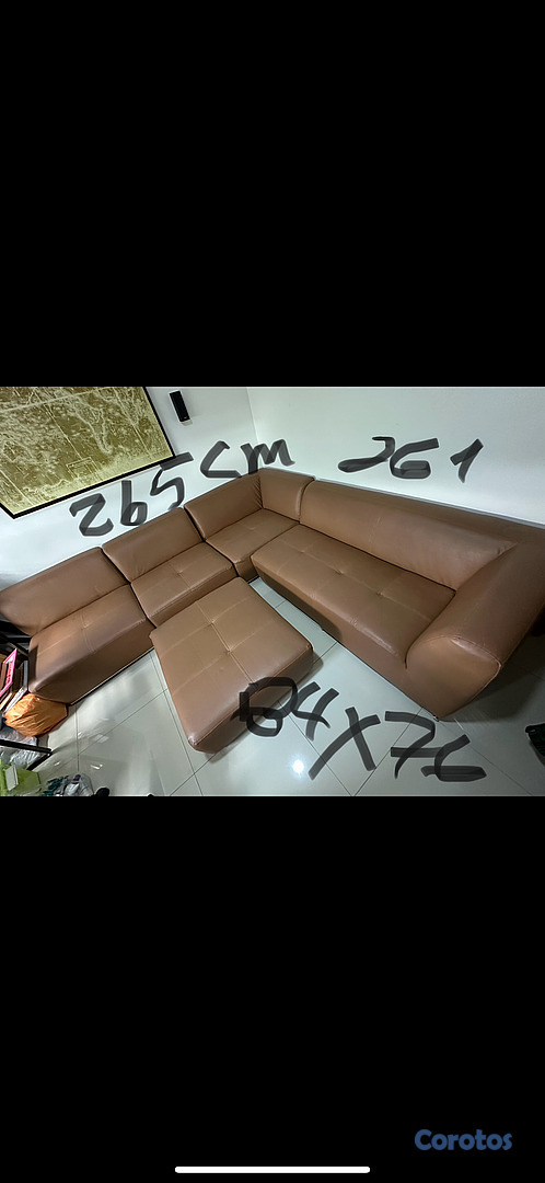 muebles y colchones - Sofa en L 2