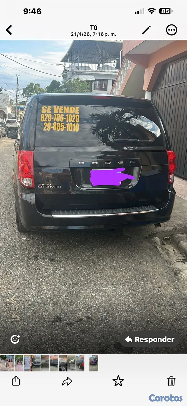 otros vehiculos - vendo Dodge Caravan 2012 6