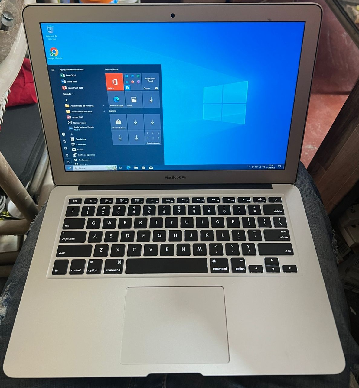 computadoras y laptops - MacBook Air 13¨I7 ssd256gb Wind10P Y MacOS Big Sur 2