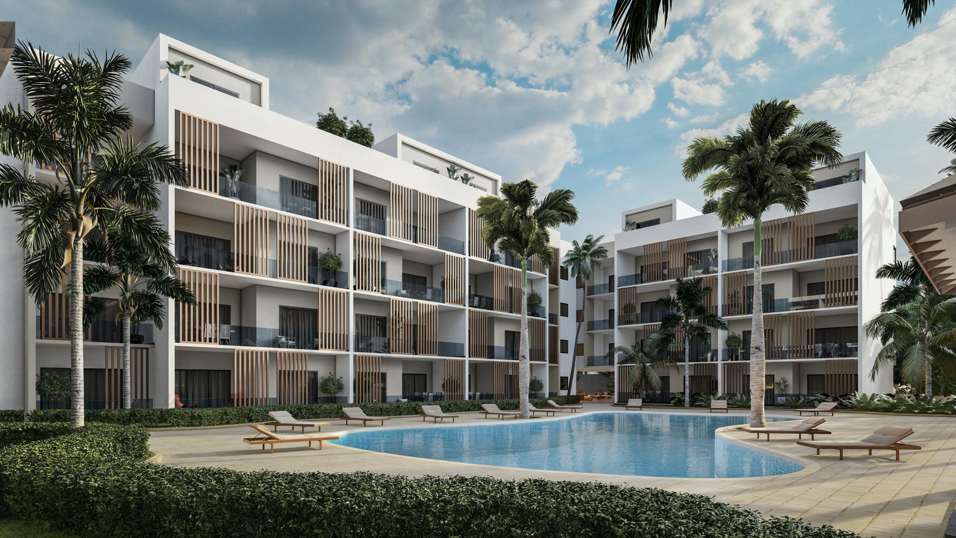 apartamentos - Apartamento en Punta Cana, 2 habitaciones