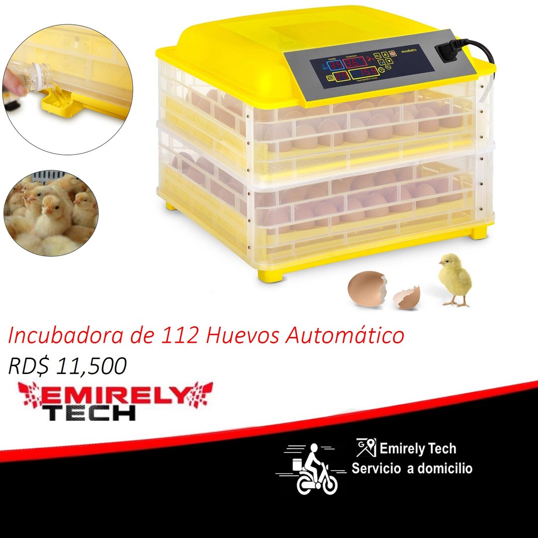 equipos profesionales - Incubadoras de 112 huevos automatico digital Pollo Pato Aves de corral 0