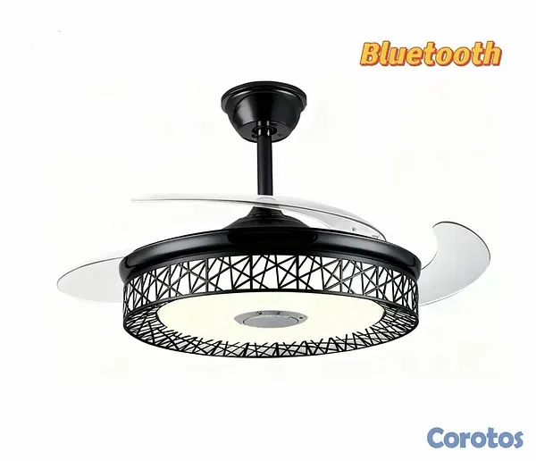 decoración y accesorios - Lampara con abanico de lujos  3