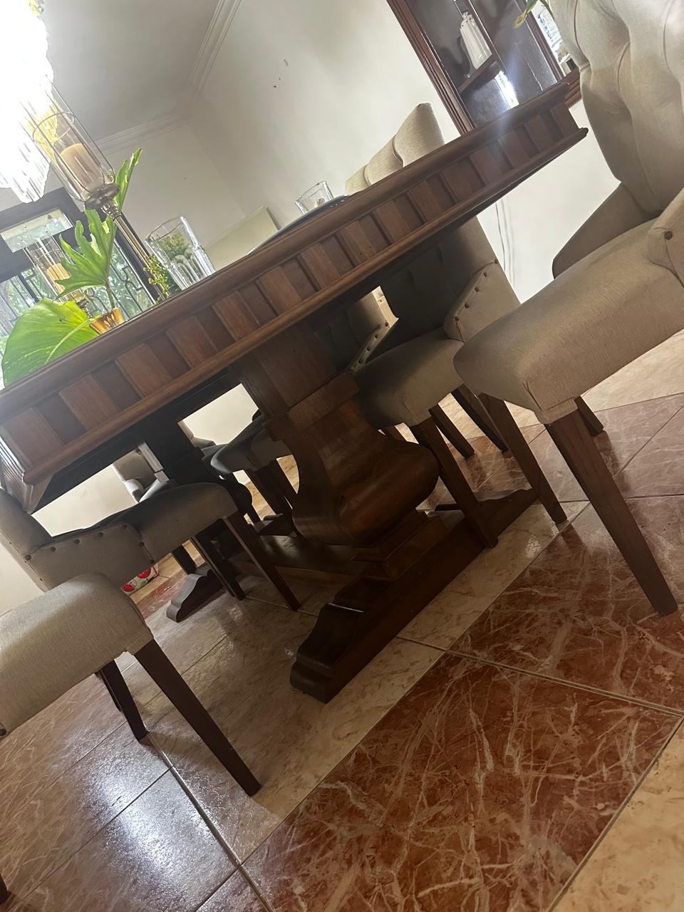 muebles y colchones - Comedor de lujo importado 3