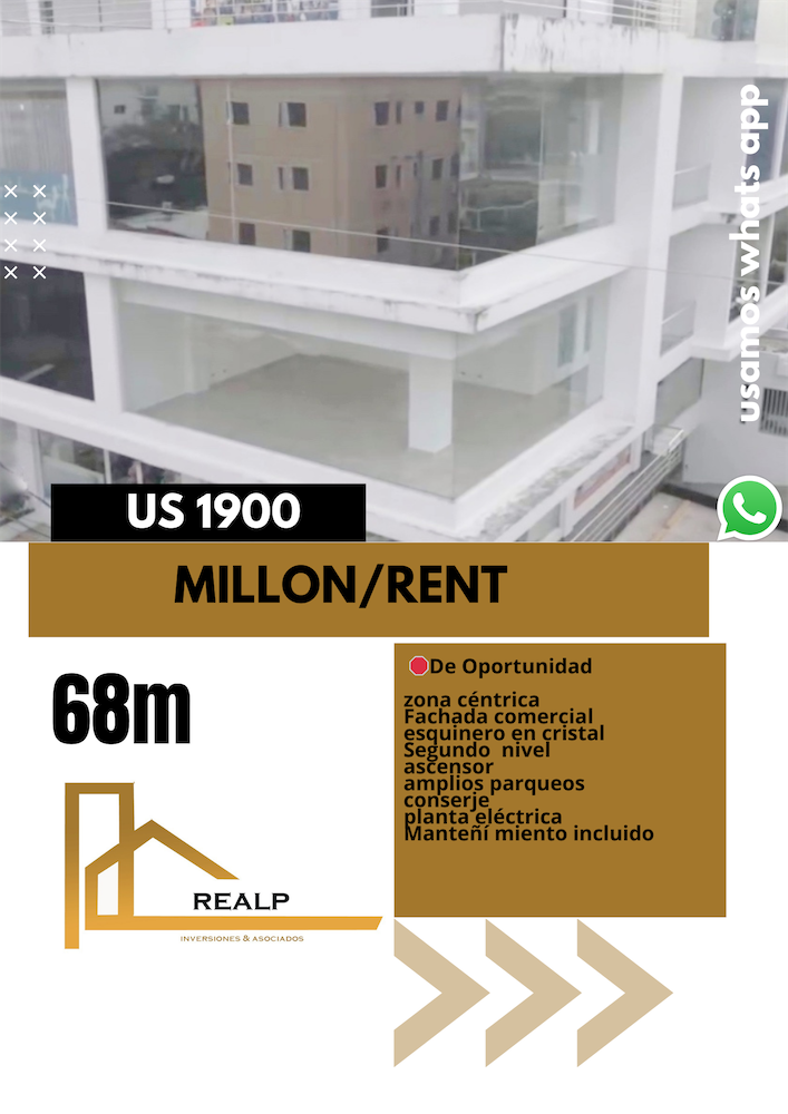 oficinas y locales comerciales - Local céntrico en el millon 