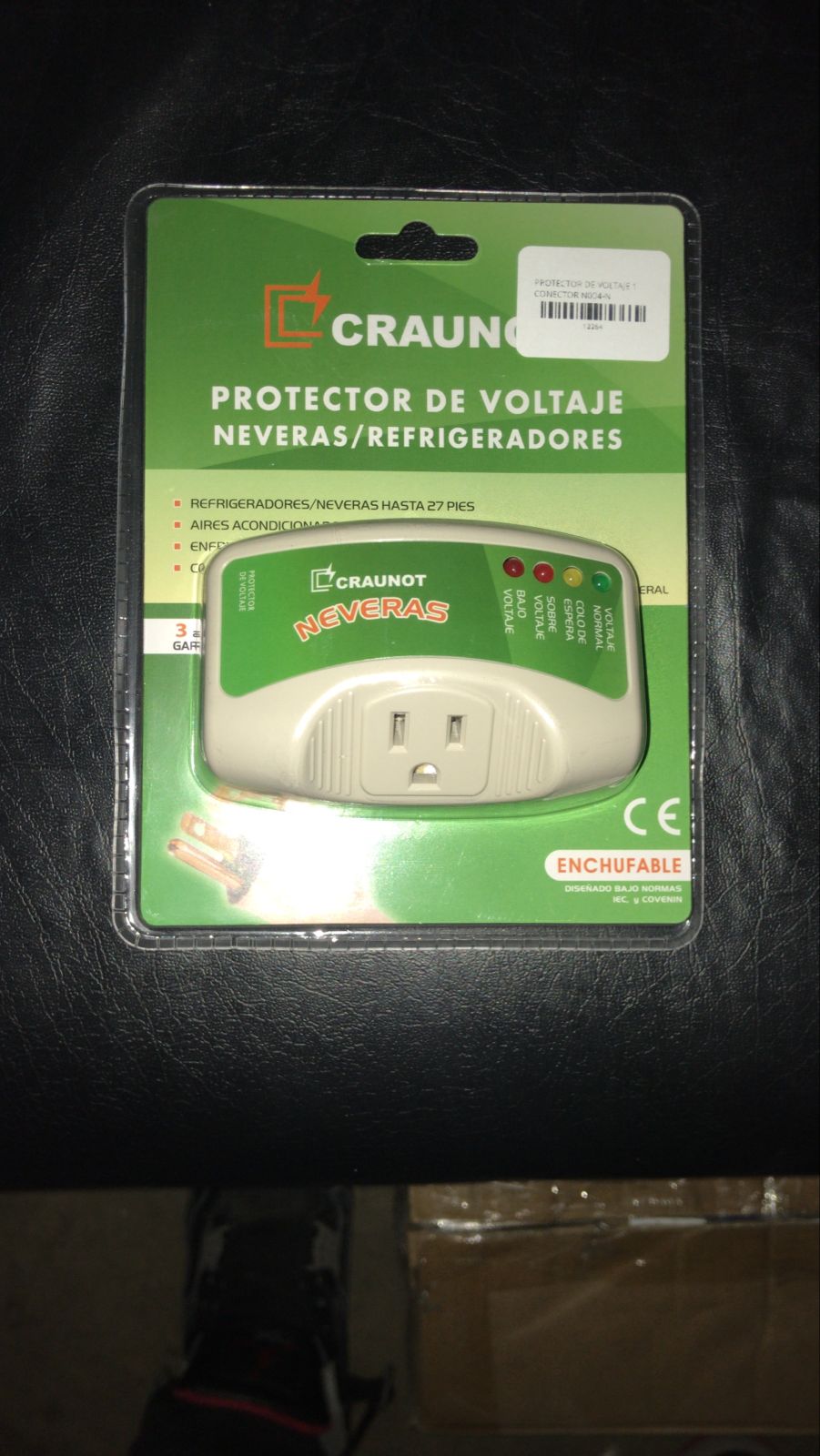 accesorios para electronica - PROTECTOR DE VOLTAJE 1 CONECTOR N004-N 3