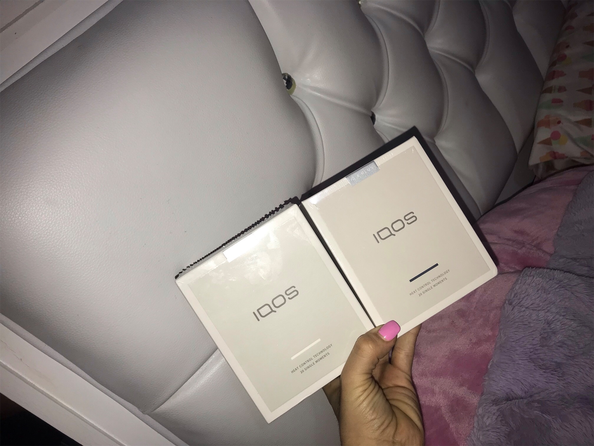 hobby y coleccion - Iqos 2.4 plus azul y blanco