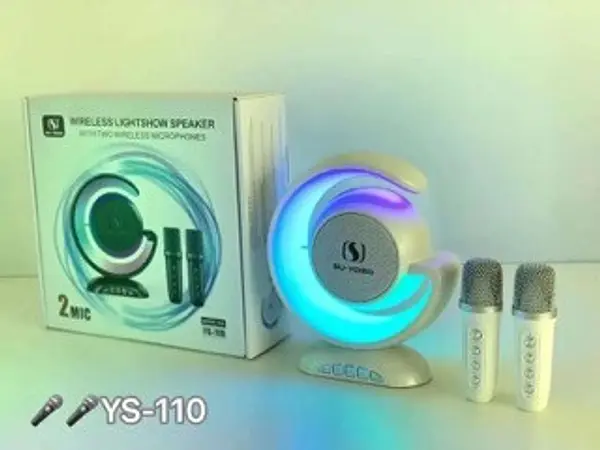accesorios para electronica - Altavoz portátil Bocina TWS con 2 micrófonos inalámbricos bluetooth  1