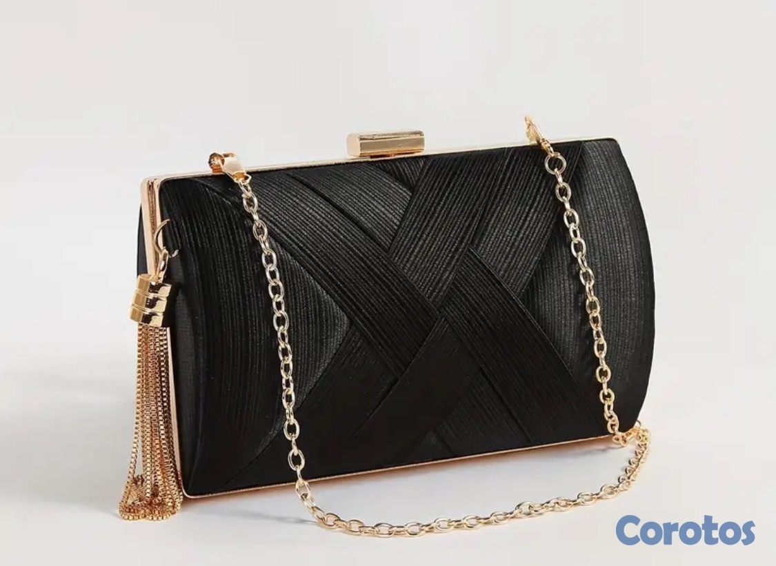 carteras y maletas - Carteras para fiestas, doradas, plateadas y negras 6