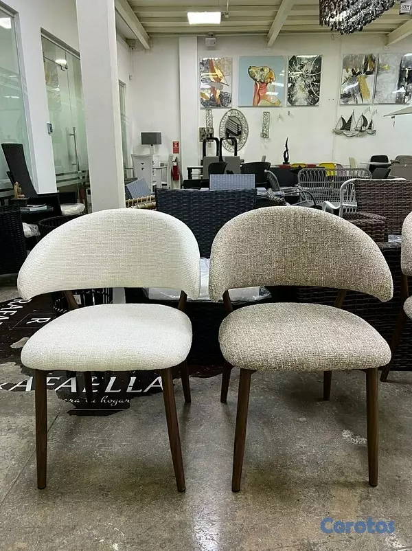 muebles y colchones - Juego de comedor de 6 sillas importado, excelente  3