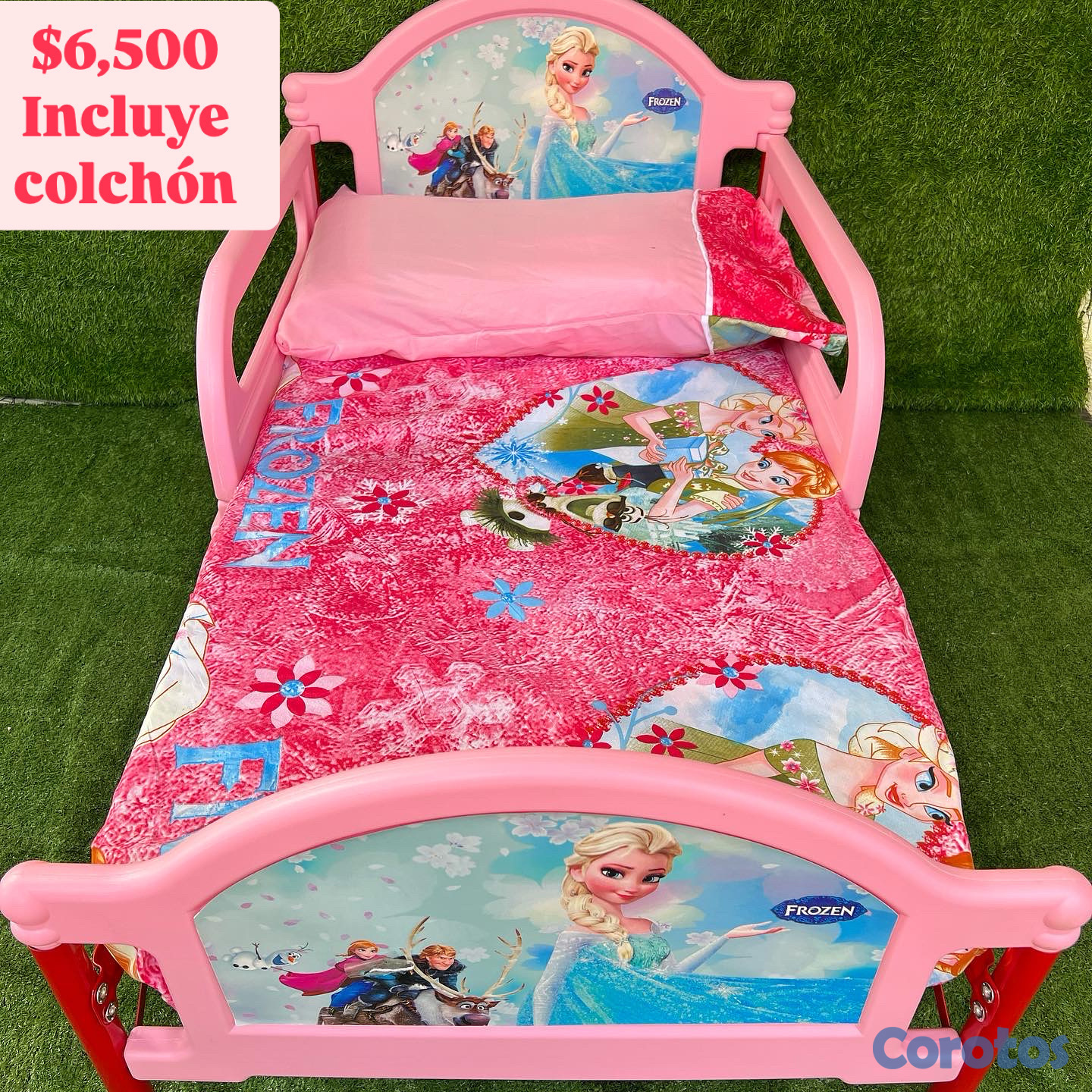 muebles - Cama importada para niñas medidas 29x54” INCLUYE COLCHÓN Nueva en su caja  3