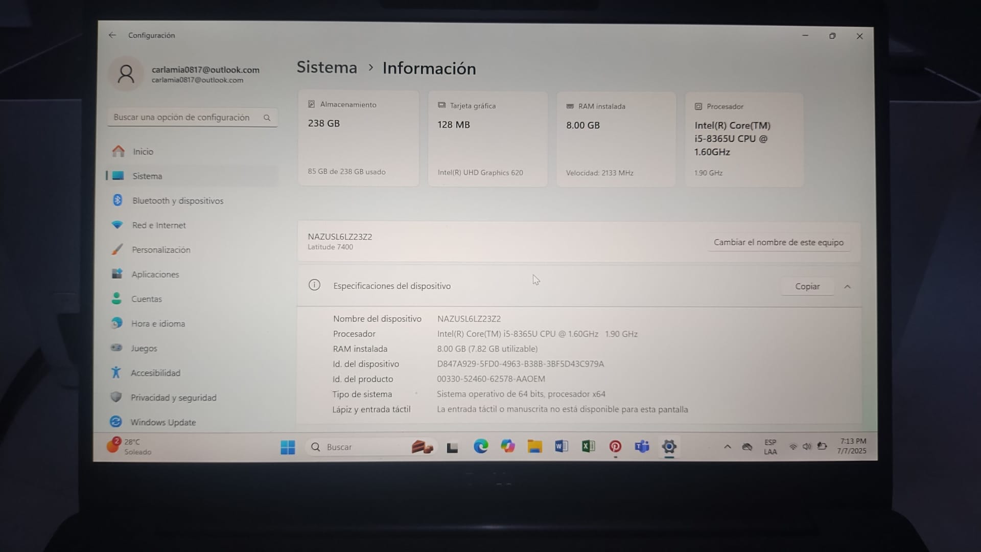 computadoras y laptops - Laptop Dell cómo nueva  6