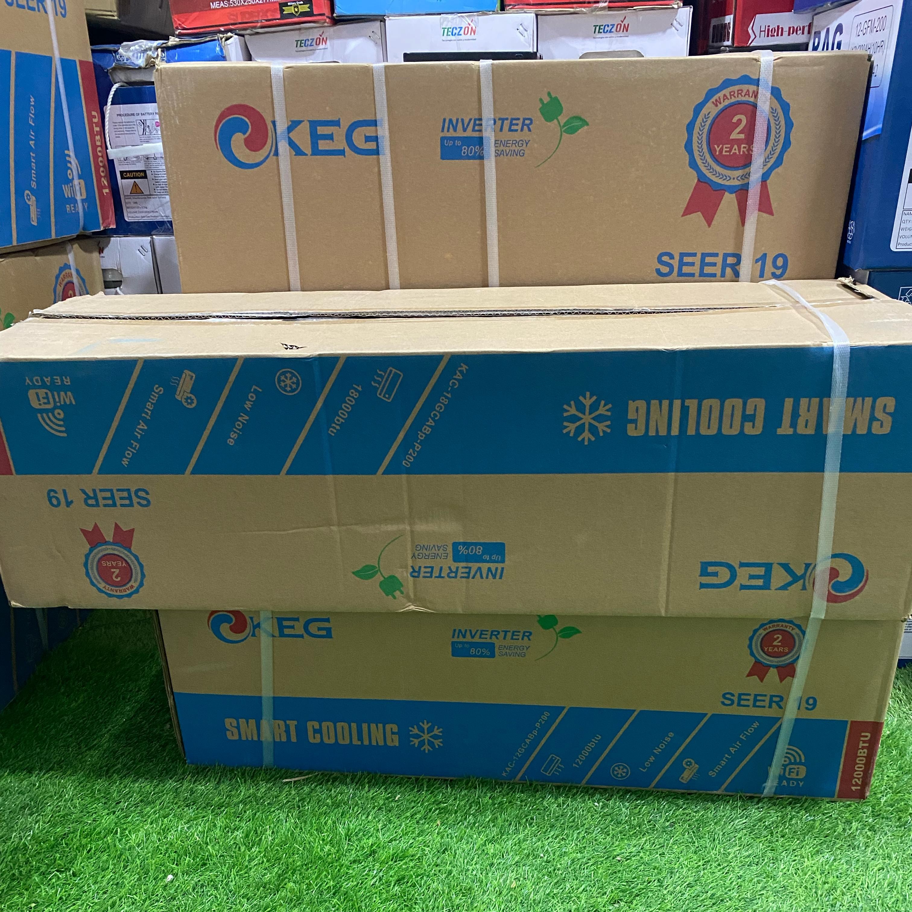 plantas e inversores - Aires acondicionados inverter 18 mil BTU eficiencia 19 sistema ECO 5 años de GT. 0