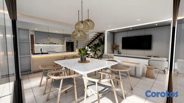 casas vacacionales y villas - PROYECTO DE VILLAS DUPLEX-PUNTA CANA 3