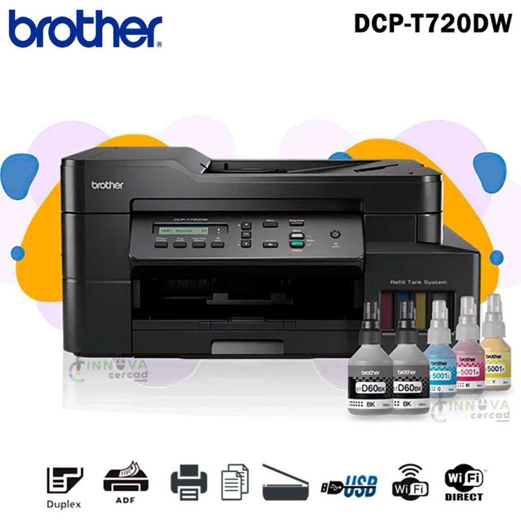 impresoras y scanners -  BROTHER INKBENEFIT TANK DCPT720DW,BOTELLA DE TINTA (ESCANER< COPIADORA, IMPRESO 0