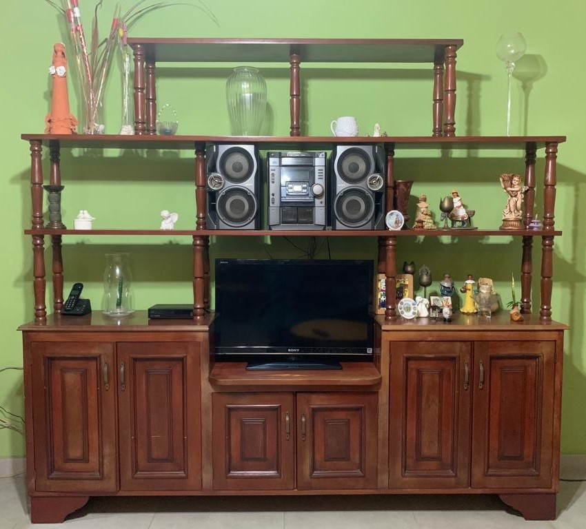 muebles y colchones - Estante en Roble 