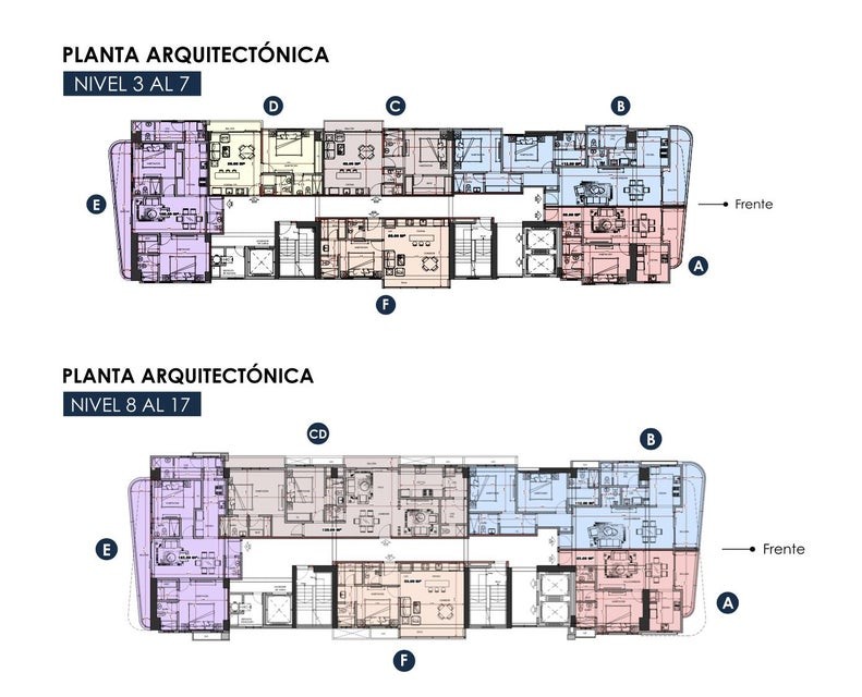 apartamentos - Apartamento en venta #23-1838 balcón, 2 hab. jacuzzi, piscina, terraza, Gym. 6