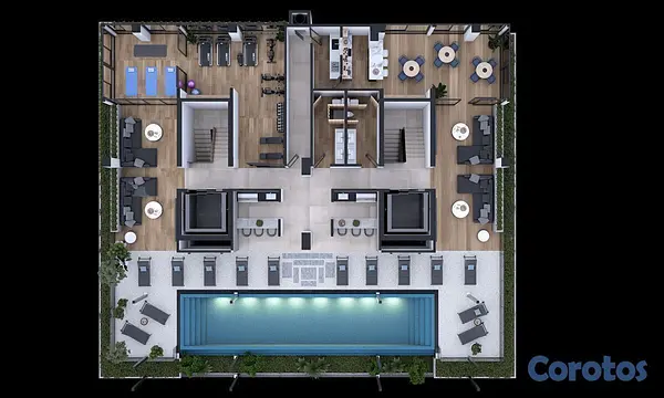 apartamentos - Residencia con servicio Icono, apto 2c, septiembre 2
