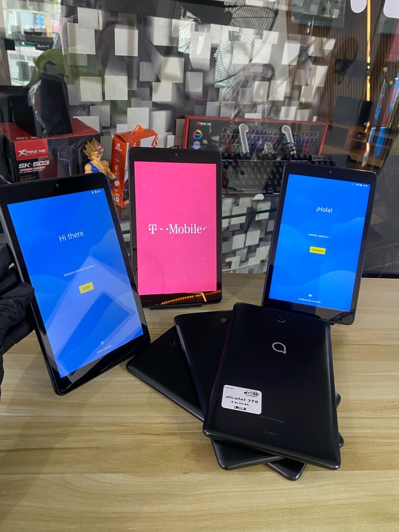 celulares y tabletas - Tablet alcatel 3t de chip 8 pulgadas 16gb, bastante rapida, camara frontal