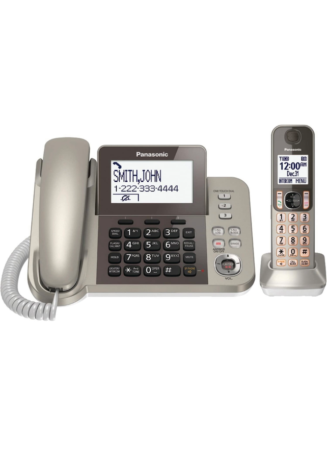 celulares y tabletas - Panasonic KXTGF350N Dect 1-Handset teléfono fijo 0