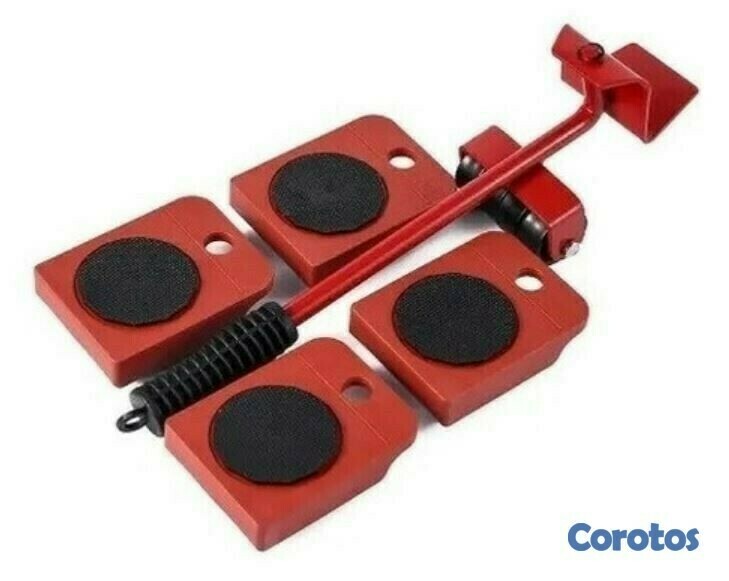 herramientas, jardines y exterior - Base con ruedas para mover electrodomestico Palanca Elevador  2