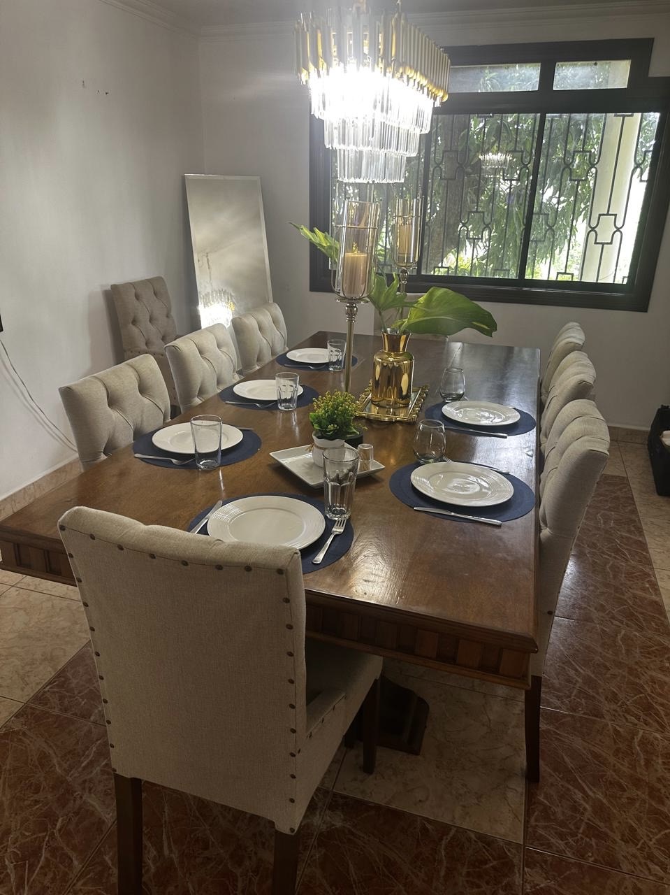 muebles y colchones - Comedor de lujo importado 4