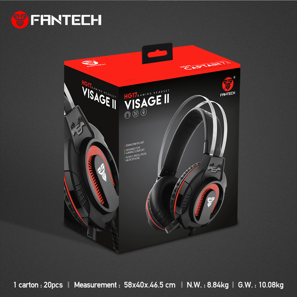 computadoras y laptops - Audifonos con Microfono Gaming fantech hg17s  Gaming  RGB 1