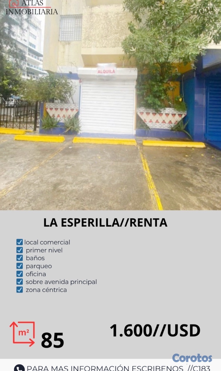 oficinas y locales comerciales - se alquila local  2