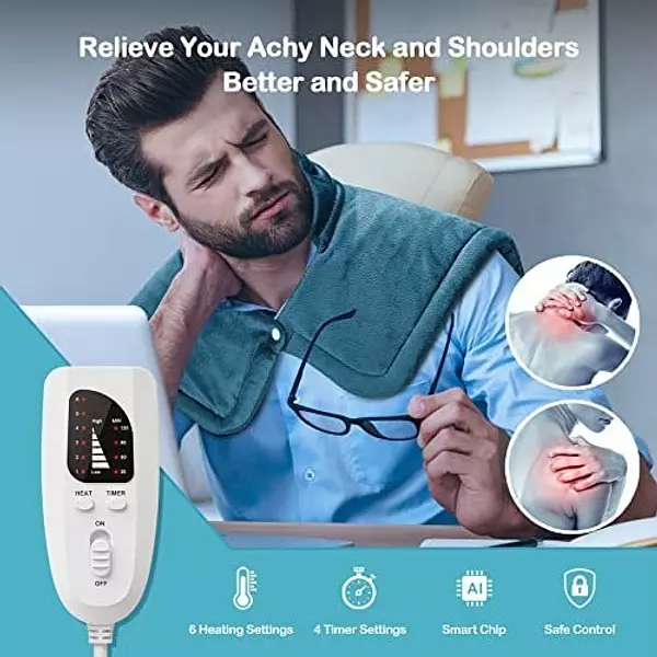 Salud y Equipamiento Médico - Almohadilla Termica Para El Cuello Y Hombros 5