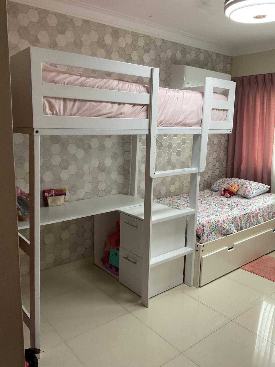 muebles y colchones - Camarote TWIN con escritorio integrado 1