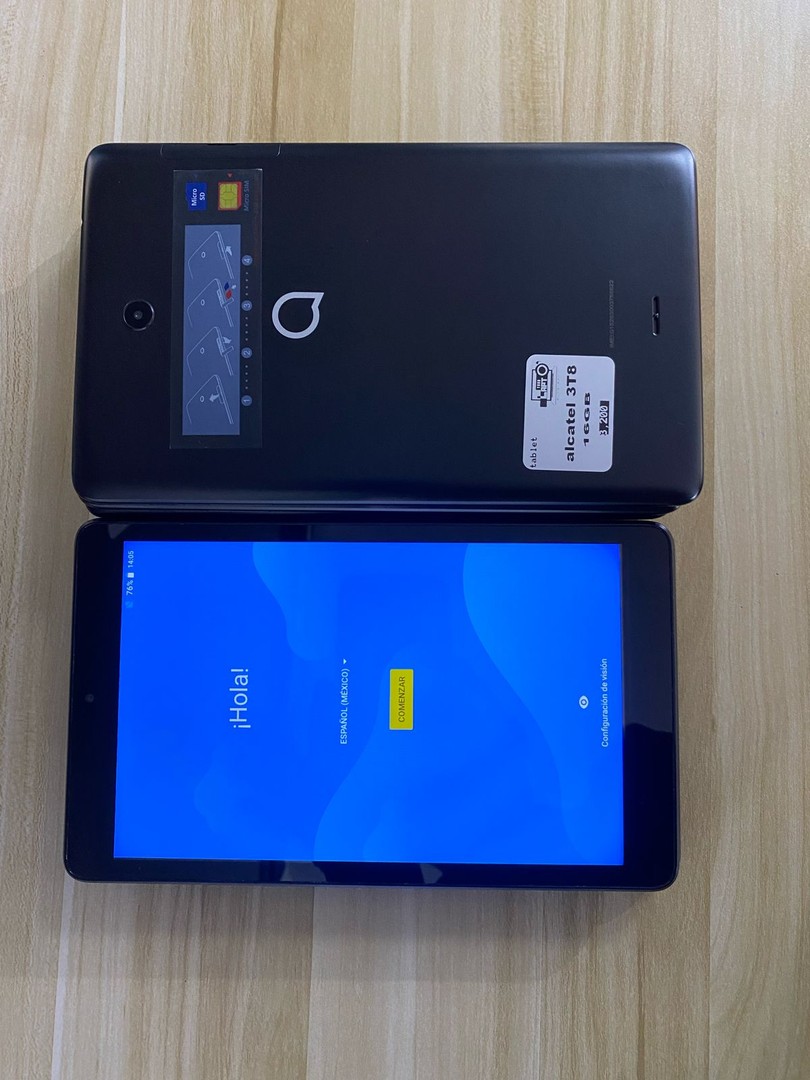 celulares y tabletas - Tablet alcatel 3t de chip 8 pulgadas 16gb, bastante rapida, camara frontal 1