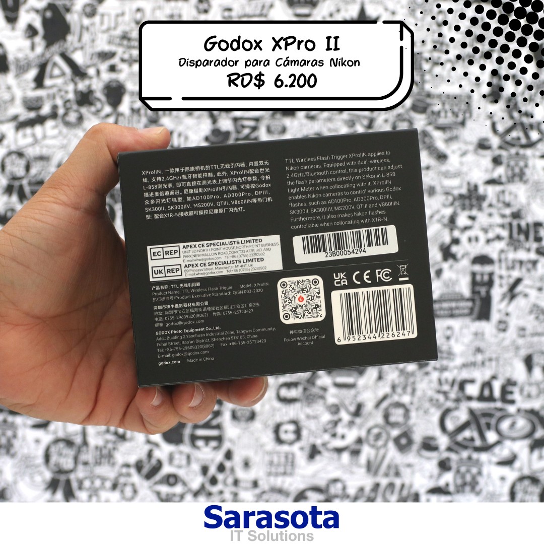 camaras y audio - Disparador Godox XPro II para Nikon Garantía 1 año Somos Sarasota 1