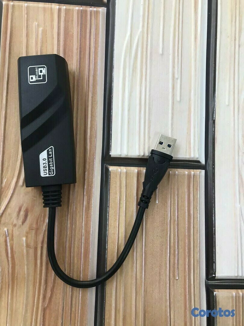 accesorios para electronica - Adaptador USB 3.0 a Ethernet red RJ45 LAN cableada Gigabit. 4