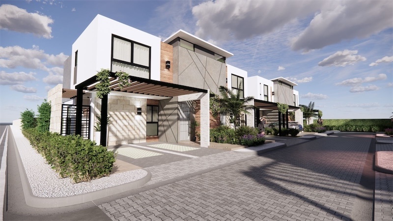 casas vacacionales y villas - Venta de Villa en punta cana Costa cana Dariens Residens entrega junio 2023 7