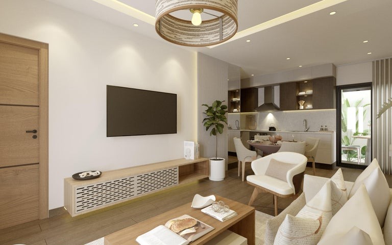 apartamentos - Proyecto en venta Punta Cana #24-1295 dos dormitorios, piscina, gimnasio.
 1