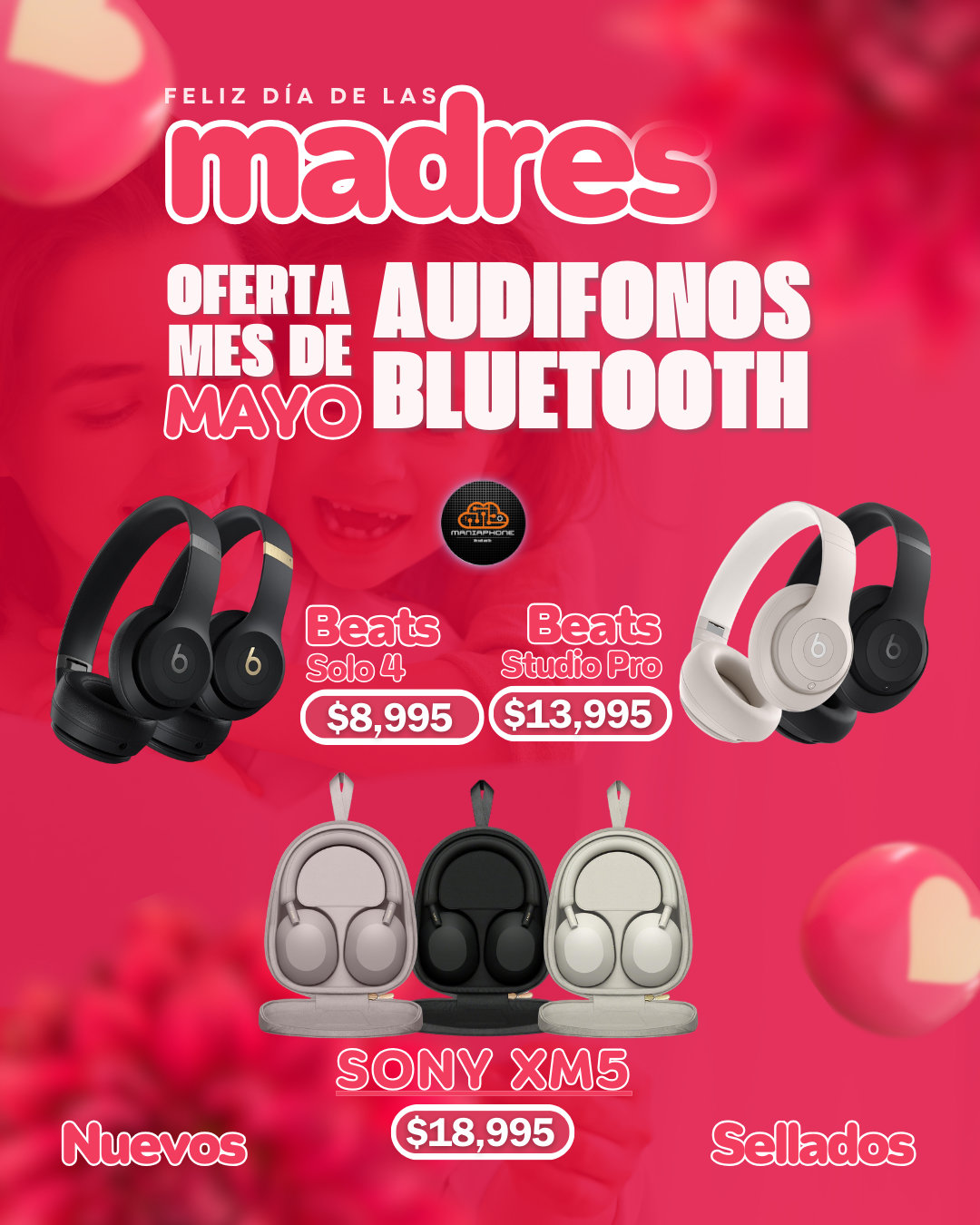 camaras y audio - Oferta de Mamá Audífonos Sony XM5, Beats Solo 4 & Beats Studio Pro  1
