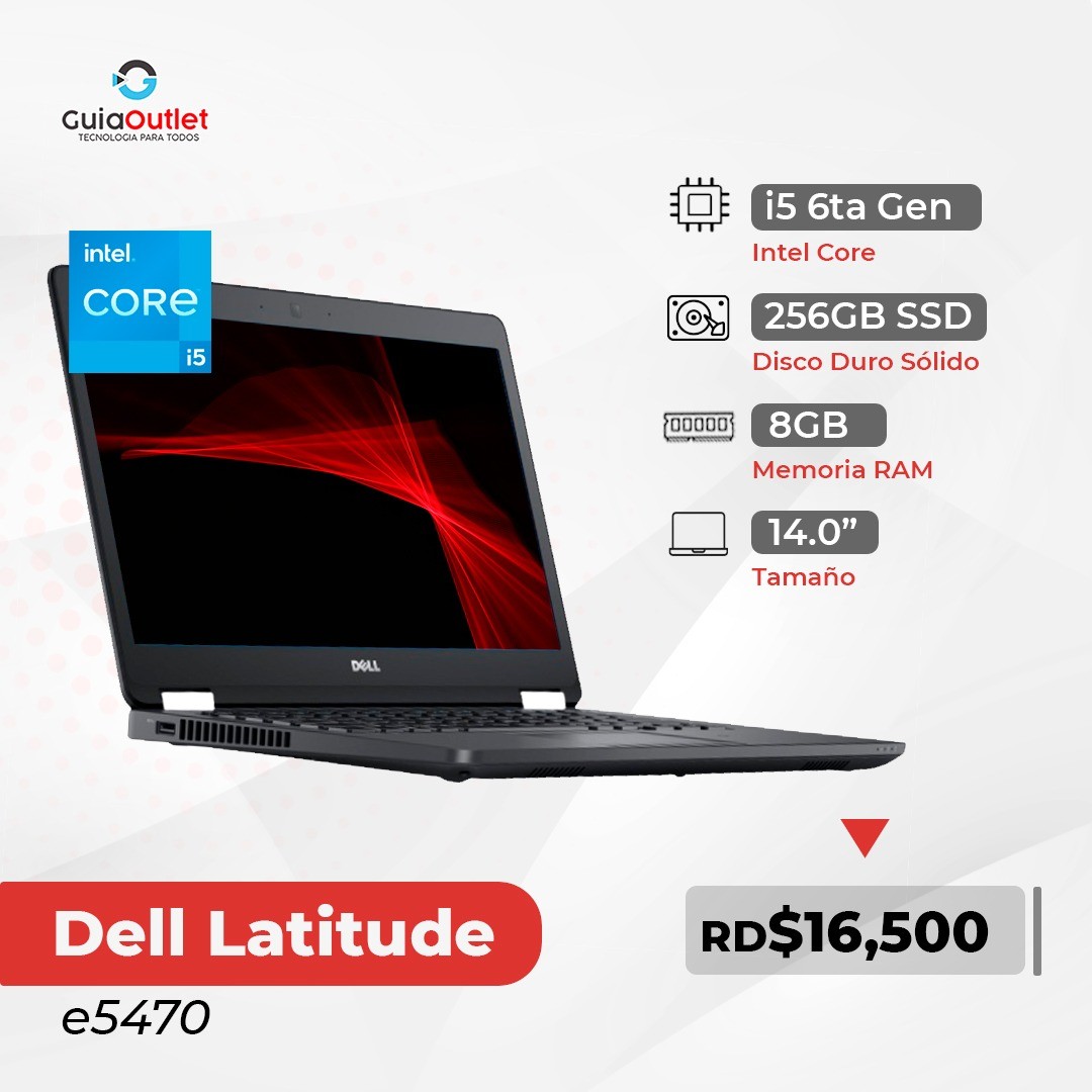 Dell Latitude 5470 6ta Gene Core i5  8GB RAM, 256GB SSD  Laptop 