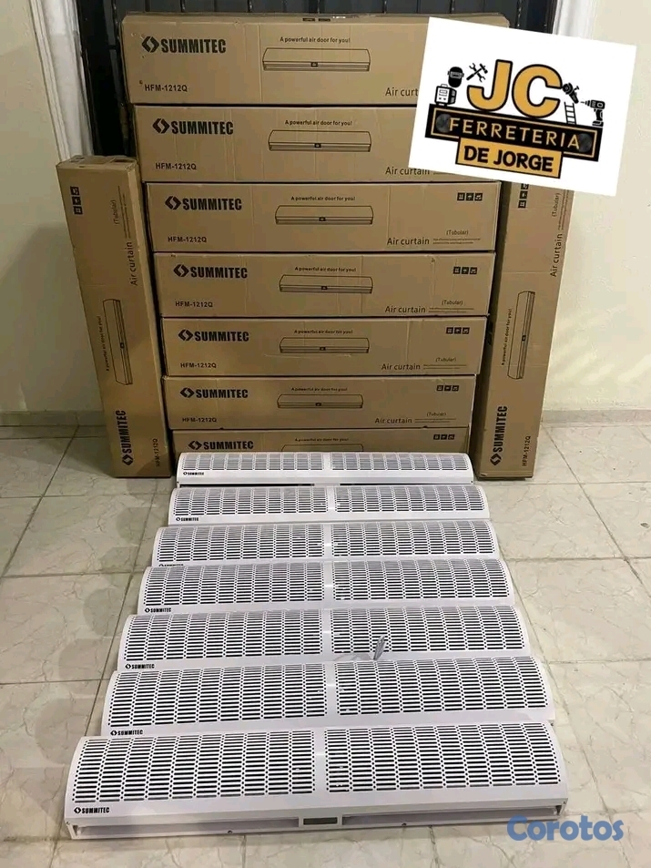 aires acondicionados y abanicos - cortinas de aire 