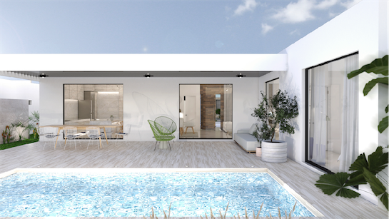 casas vacacionales y villas - Venta de villas en Crasqui View Macao (Bavaro-Punta Cana) zona turística 1