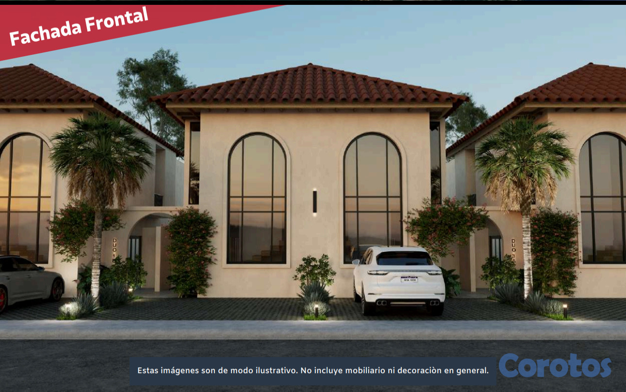 casas vacacionales y villas - venta de villas duplex tipo townhouse en punta cana República Dominicana  7