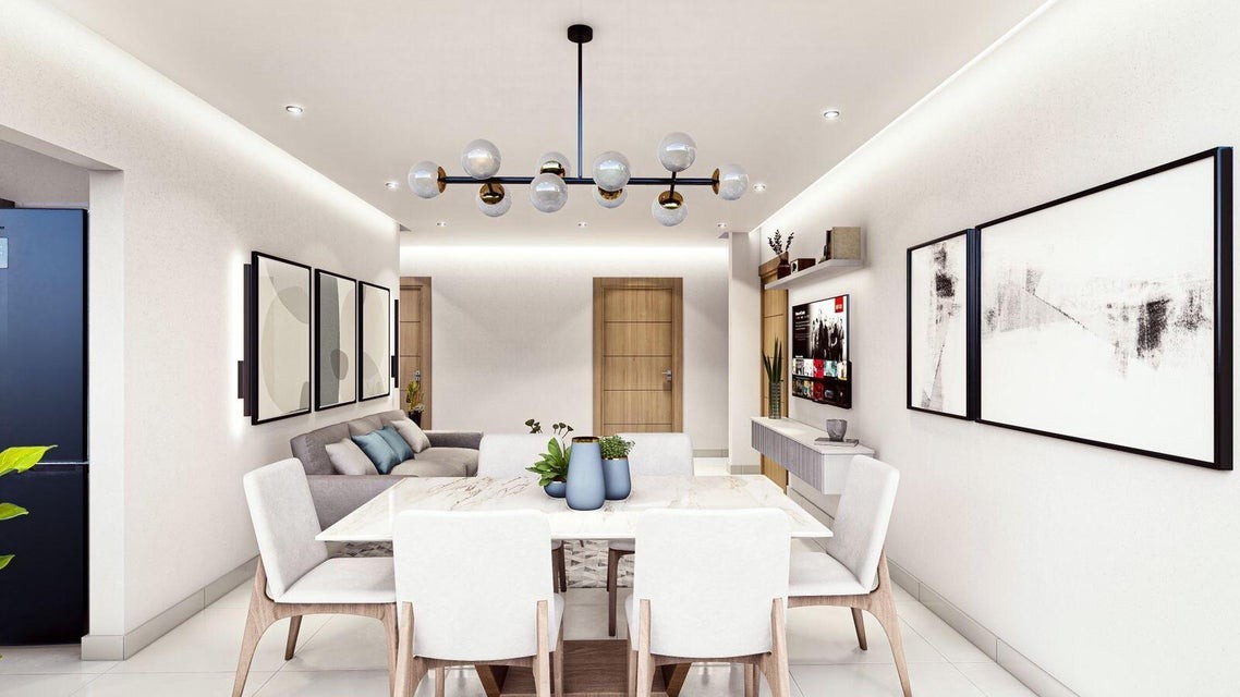 apartamentos - Apartamento en venta #23-391 con 3 habitaciones, balcón, terraza, jacuzzi. 1