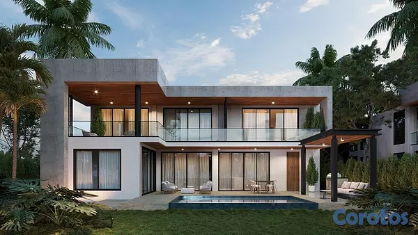 casas vacacionales y villas - En Venta Villa en Punta cana Village de 5 habitaciones 3