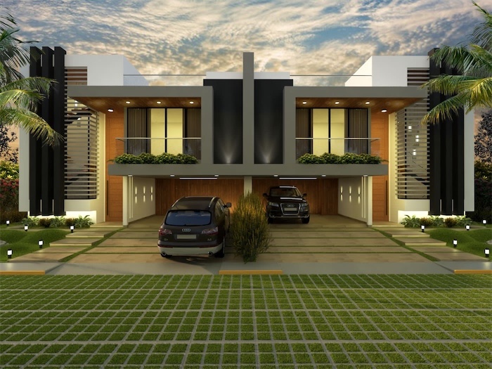 casas vacacionales y villas - Ventas de villas en downtown punta cana con 292mts 8
