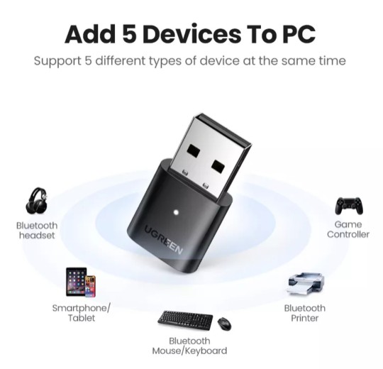 accesorios para electronica - USB Bluetooth  5.0 para computadoras. 2