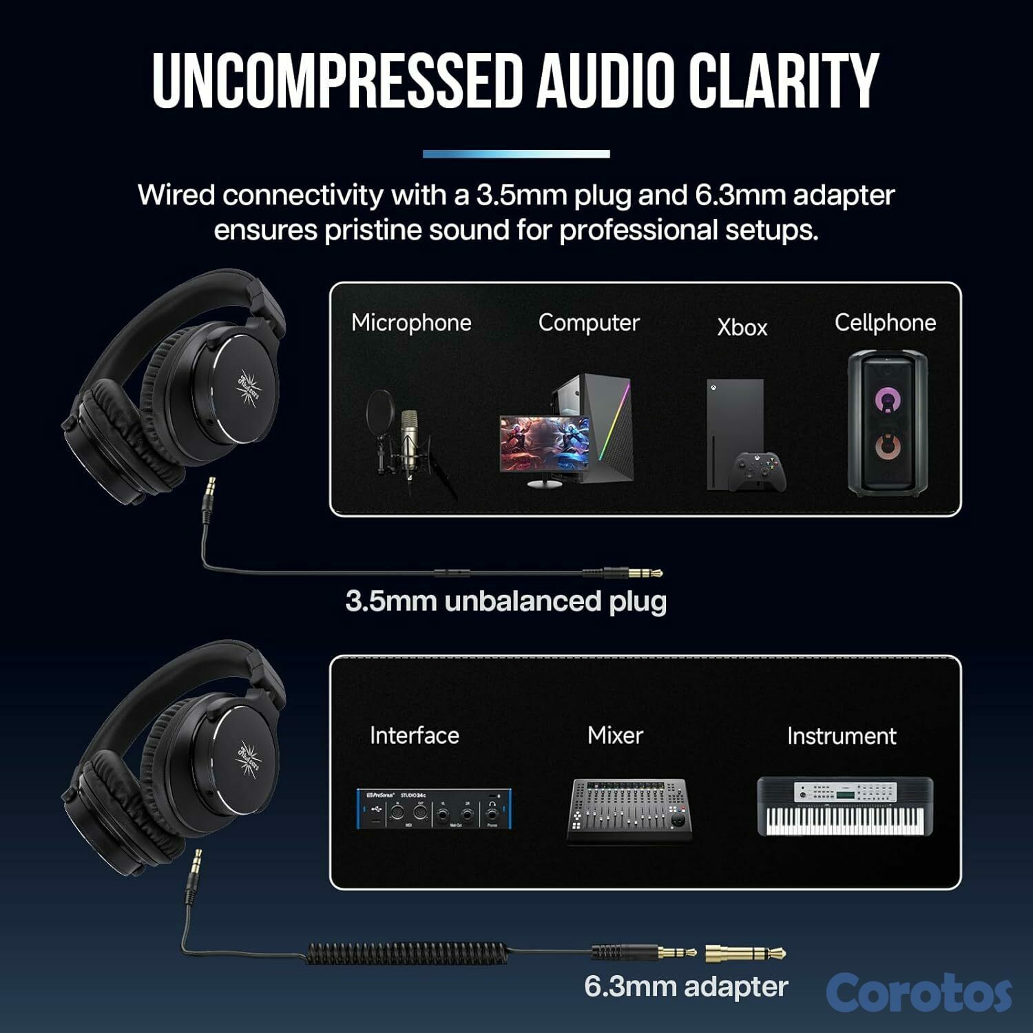 camaras y audio - Kiwi Ears Division 40mm DD Auriculares con cable 6